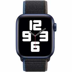 Apple Watch SportLoop Uhrenarmband Gr. 38/40 mm Ersatzarmband Nylon dunkelgrau