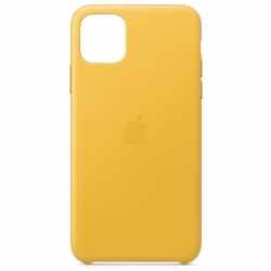 Apple iPhone Leather Case f&uuml;r iPhone 11 ProMax Schutzh&uuml;lle sonnengelb