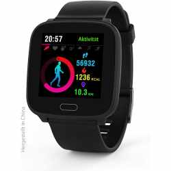 swisstone SW 610 HR Smartwatch Fitnessuhr Tracker schwarz