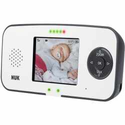 NUK Eco Control 550VD Digitales Babyphone mit Kamera und Video Display wei&szlig;