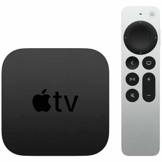 Apple TV 4K HDR 64 GB 2021 Multimediaplayer Ultra HD schwarz
