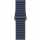 Apple Watch Leather Loop Lederarmband 44mm Medium blau