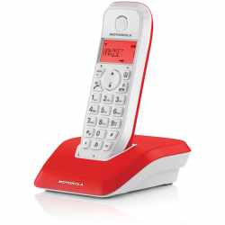 Motorola Schnurlostelefon Telefon STARTAC S1201DECT rot