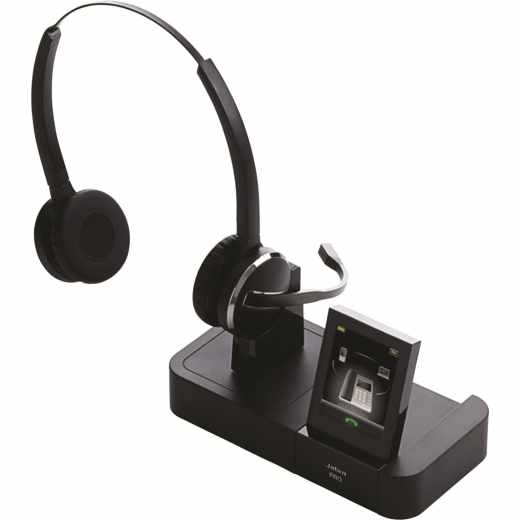 JABRA PR 9465 Duo DECT Headset Headset binaural Kopfb&uuml;gel kabellos schwarz