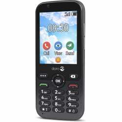 Doro 7010 Mobiltelefon 4G Seniorenhandy mit Notruftaste Bluetooth Kamera graphit
