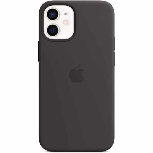 Apple Silikon Case f&uuml;r iPhone 12mini Schutzh&uuml;lle schwarz