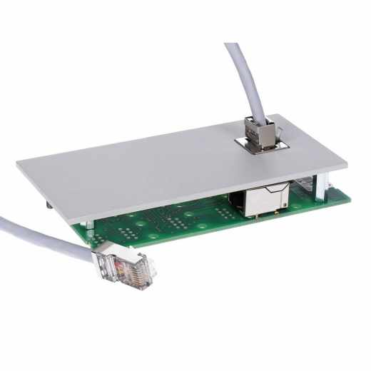 Agfeo Modulfrontplatte f&uuml;r LAN Modul 508/509 S2M-Modul perlgrau