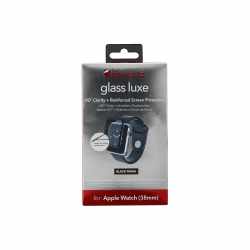 InvisibleShield Glass Luxe Displayschutz Schutzglas Apple Watch 38 mm schwarz