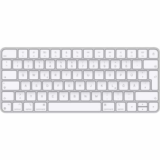 Apple Magic Keyboard 2021 Tastatur QWERTZ wiederaufladbar silber