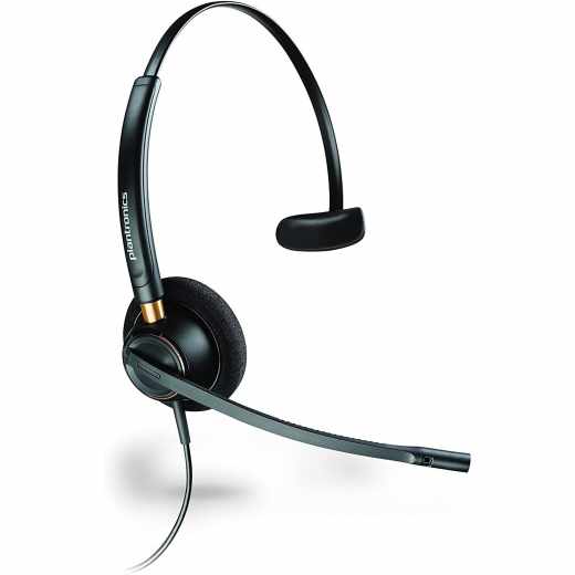 Plantronics Kopfb&uuml;gel Headset EncorePro HW510 monaural QD kabelgebunden schwarz