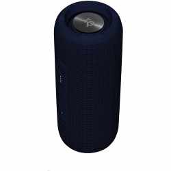 XQISIT Lautsprecher Speaker Bluetooth Mikrofon 360&deg; HD Sound wasserdicht blau