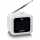 Lenco Radiowecker CR-620 FM-/DAB+ Digitalradio Wecker wei&szlig;
