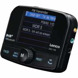 Lenco DAC-100 DAB+ Radioempf&auml;nger Bluetooth...