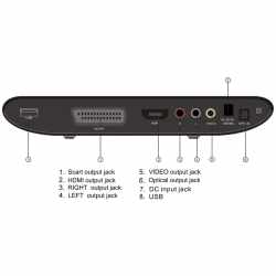 Denver DWM-100USB DVD-Player HDMI USB Wandmontage schwarz