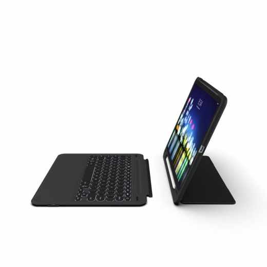 ZAGG Keyboard Tastatur abnehmbare H&uuml;lle Slim Book Go Apple iPad 9.7 QWERTZ schwarz