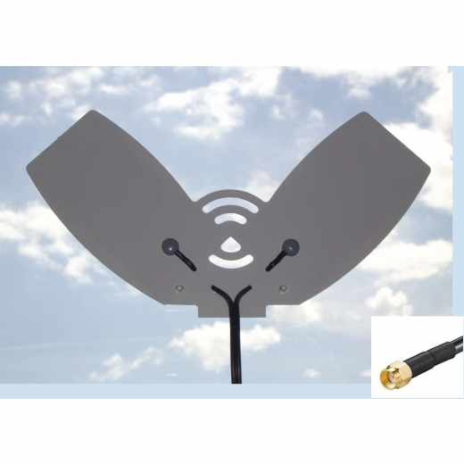 FTS Antennentechnik Multiband LTE MIMO Antenne mobile Antenne schwarz