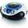 Lenco CD-Player SCD-38 USB CD-Radio mit MP3 und USB blau