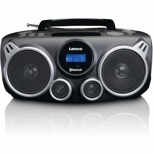 Lenco Cd-Player Radio mit CD, MP3, BT, USB CD-Radio schwarz