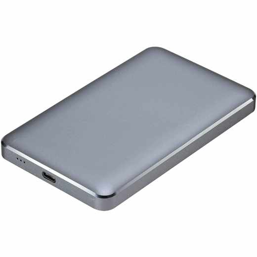 Networx Festplattengeh&auml;use f&uuml;r 6,35 cm 2,5 Zoll SATA USB-C/USB 3.1 grau