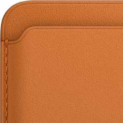 Apple Leder Wallet mit MagSafe f&uuml;r iPhone Kartenetui braun
