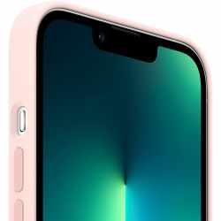 Apple Silikon Case f&uuml;r iPhone 13 Pro Max Schutzh&uuml;lle MagSafe MM2RZM/A Chalk pink