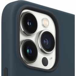 Apple Silikon Case f&uuml;r iPhone 13 Pro Max MagSafe Schutzh&uuml;lle Abyss blau
