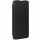 Samsung Handyh&uuml;lle Galaxy S10 Plus Leder und durchsichtigem TPU schwarz/transparent
