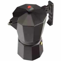 MAGEFESA Colombia Kaffeemaschine aus extra dickem Aluminium 12 Tassen schwarz