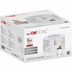 Clatronic JM 3344 Joghurt Maker Joghurt selber machen inkl. 7 Portionsgl&auml;ser wei&szlig;