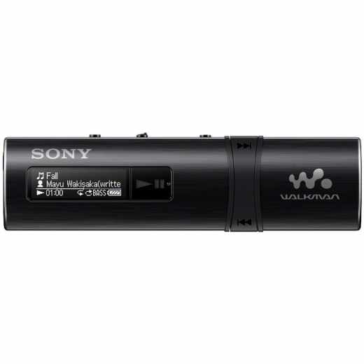 SONY Walkman NWZ-B183FB mit FM Tuner mit 4 GB Speicher Mp3-Player schwarz