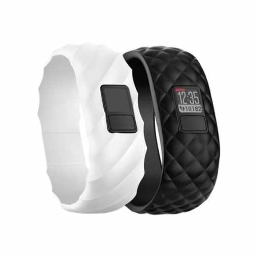 Garmin vivofit 3 Style Bundle Fitness-Uhr Fitness-Tracker Sportuhr schwarz/weiss