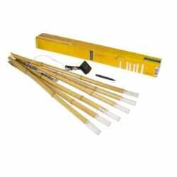 Onawa Solar Bamboo Stableuchte Stick 80 cm Lamps 6er Pack...