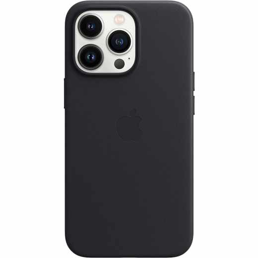 Apple iPhone 13 Pro Schutzh&uuml;lle mit MagSafe Handyh&uuml;lle Leder Case schwarz