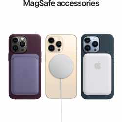 Apple iPhone 13 Pro Schutzh&uuml;lle mit MagSafe Handyh&uuml;lle Leder Case schwarz