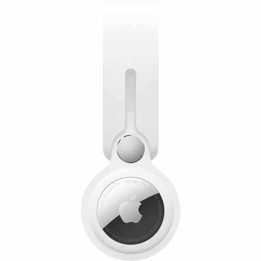 Apple AirTag Anh&auml;nger Loop AirTag Zubeh&ouml;r Kunststoff wei&szlig;