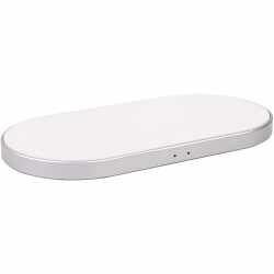 Networx Dual Wireless Charger  Qi-Ladeger&auml;t mit zwei Ladepads 10 W wei&szlig;