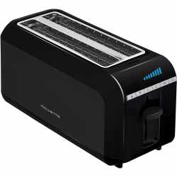 Rowenta Toaster Langschlitztoaster 4-Scheiben-Toaster schwarz