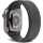 Decoded Traction Strap Lite Leder-Armband 45mm Smartwatch-Armband schwarz