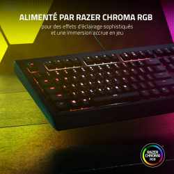 Razer Cynosa V2 &ndash; Chroma RGB Membran Gaming Keyboard Layout Franz&ouml;sisch schwarz