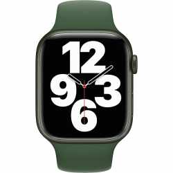 Apple Watch Smartwatch Armband 45 mm Sportarmband Regular Klee gr&uuml;n
