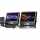 Lenco DVP-938 2x 9 Zoll DVD-Player mit Kopfh&ouml;rer Bildschirm schwarz