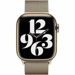 Apple Watch Milanaise Armband 41mm Smartwatch-Armband gold