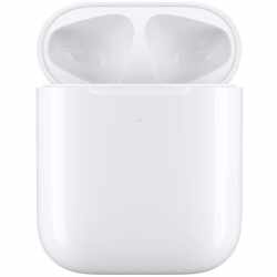 Apple Wireless Charging Case kabelloses Ladecase f&uuml;r AirPods wei&szlig;