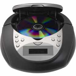 Denver DAB-Boombox CD-Radio TDA-65 Tragbares Radio Digitalradio schwarz