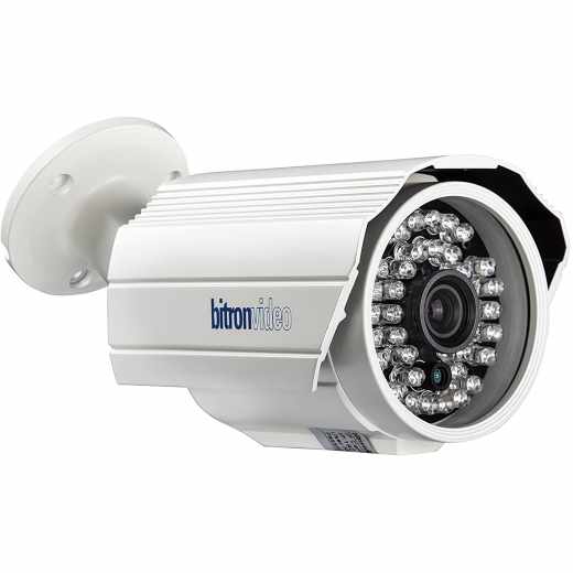 Bitron Video B-Focus Bullet Kamera f&uuml;r Telekom Smart-Home Infrarot LEDs wei&szlig;