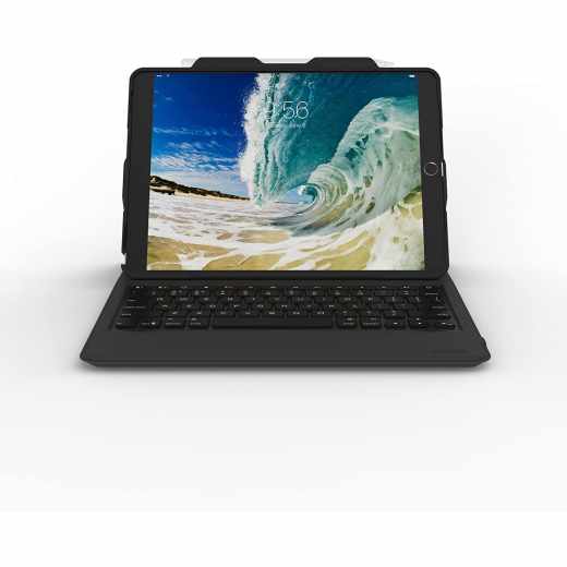 ZAGG Rugged Messenger Schutzh&uuml;lle Tastatur f&uuml;r iPad Pro 10.5 Zoll DE schwarz