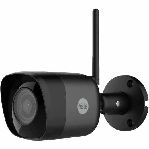 Yale Smart Home Wi-Fi Au&szlig;enkamera 32GB WLAN-Kamera IP Kamera schwarz