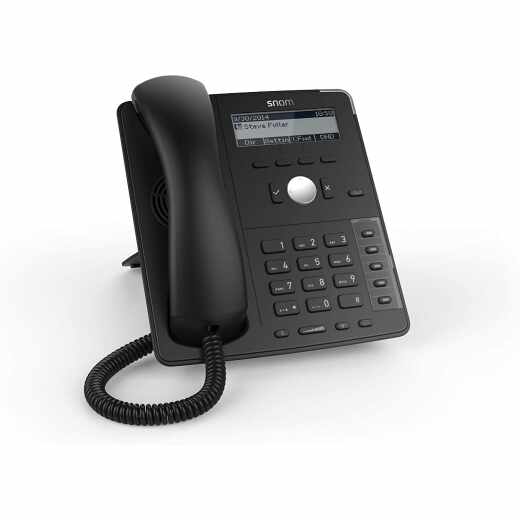 snom D715 VoIP-Telefon schnurgebunden W-Display mit Hintergrundbeleuchtung schwarz