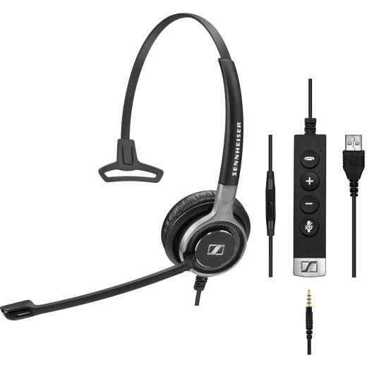 Sennheiser SC 635 USB-A Headset Kopfb&uuml;gel Headset schwarz