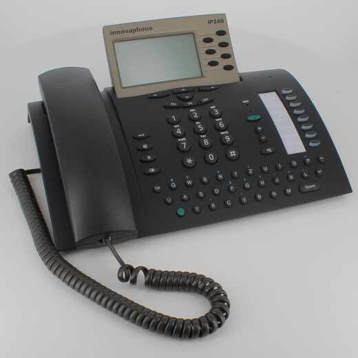 innovaphone IP240 VoIP-Telefon schnurgebunden 100Mbit Festnetztelefon schwarz
